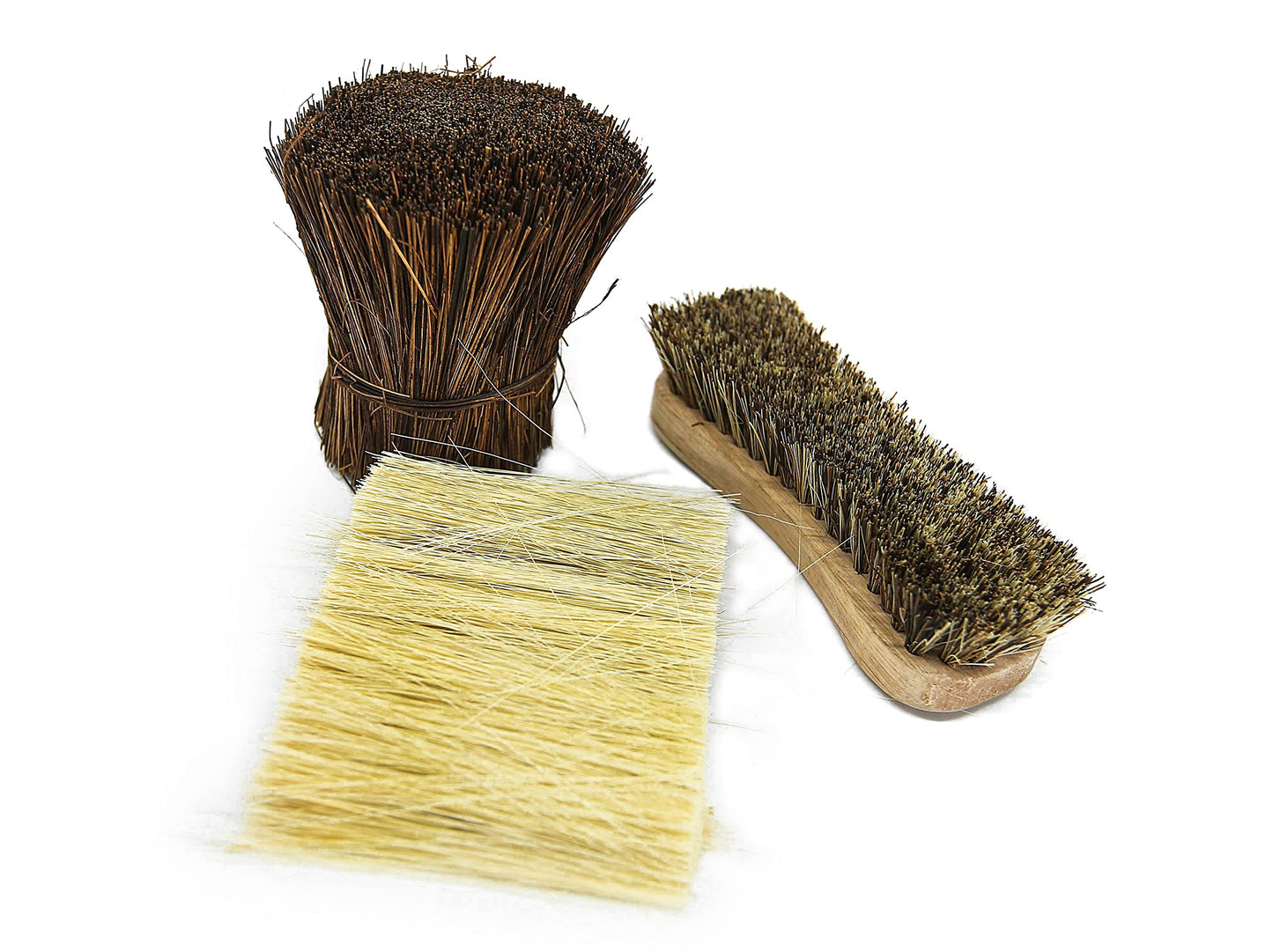 All-Natural Wooden Scrub Brush Set - 12 Pack | Heavy-Duty Palmyra Bristle Cleaning Brushes for Commercial and Industrial Use | Floor, Tile, Grout