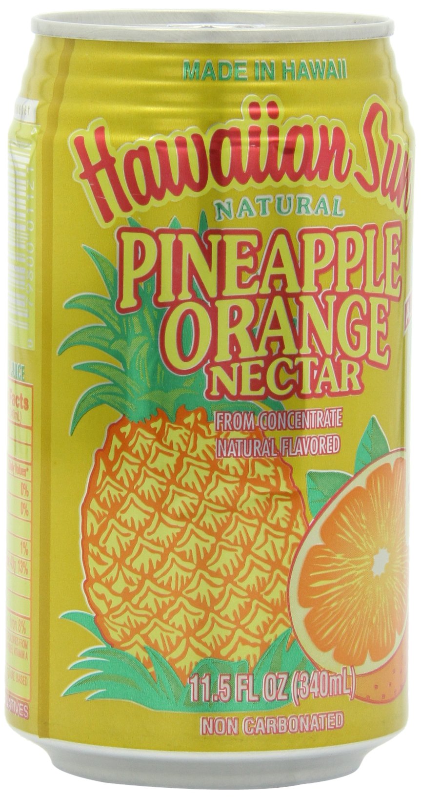 Hawaiian Sun Nectar, Pineapple-Orange, 11.5-Ounce (Pack of 6)