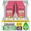 Biena Edamame Beans Snack High Protein Snacks - Healthy Office Snacks For Adults and Kids, 13g of Protein, 130 Low Calorie, Crunchy Edamame, Vegan