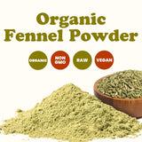 Food to Live - Organic Fennel Seed Powder, 5 Pounds - Aromatic & Versatile Flavor. Pure & Non-GMO. Rich in Vitamins & Fiber. Ground Spices. Kosher