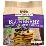 War Eagle Mill Organic Blueberry Buttermilk Pancake & Waffle Mix, 22 oz Bag (Pack of 2)