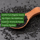 Premium Nigella Seeds (Black Cumin) | Pure, Aromatic & Whole Kalonji Spice (4 Oz) | Essential for Baking, Culinary & Wellness | Non-GMO, No Additives