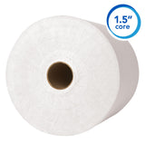 Scott Professional Essential Universal High-Capacity Hard Roll Paper Towels, Bulk (01005), Hardwound 1.5" Core, Absorbency Pockets, White (6 Rolls at