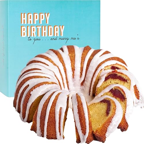 Mo's Bundt Cakes - Happy Birthday Cake, Fresh Guava Bundt Cake Delivered To Your Door - Birthday Gift For Men, Women, Dad, Mom, Husband, Wife, Boys