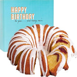 Mo's Bundt Cakes - Happy Birthday Cake, Fresh Guava Bundt Cake Delivered To Your Door - Birthday Gift For Men, Women, Dad, Mom, Husband, Wife, Boys