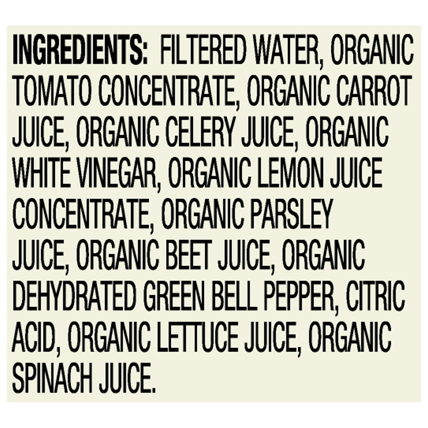 RW KNUDSEN FAMILY ORGANIC Knudsen, Juice, Quart veggie, 32 Fl Oz