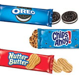 Nabisco, Cookie Variety Pack, Oreo, Nutter Butter, Chips Ahoy!, 10 Snack Packs (4 Cookies per Pack)