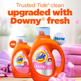 Tide Plus Boost of Ultra Downy Liquid Laundry Detergent, April Fresh Scent, 73 fl oz, 52 Loads, Laundry Detergent Liquid with Long-Lasting Freshness
