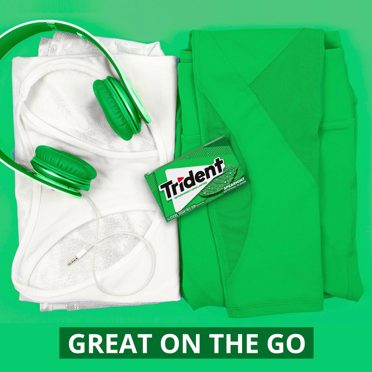 Trident Spearmint Gum (Pack of 4)