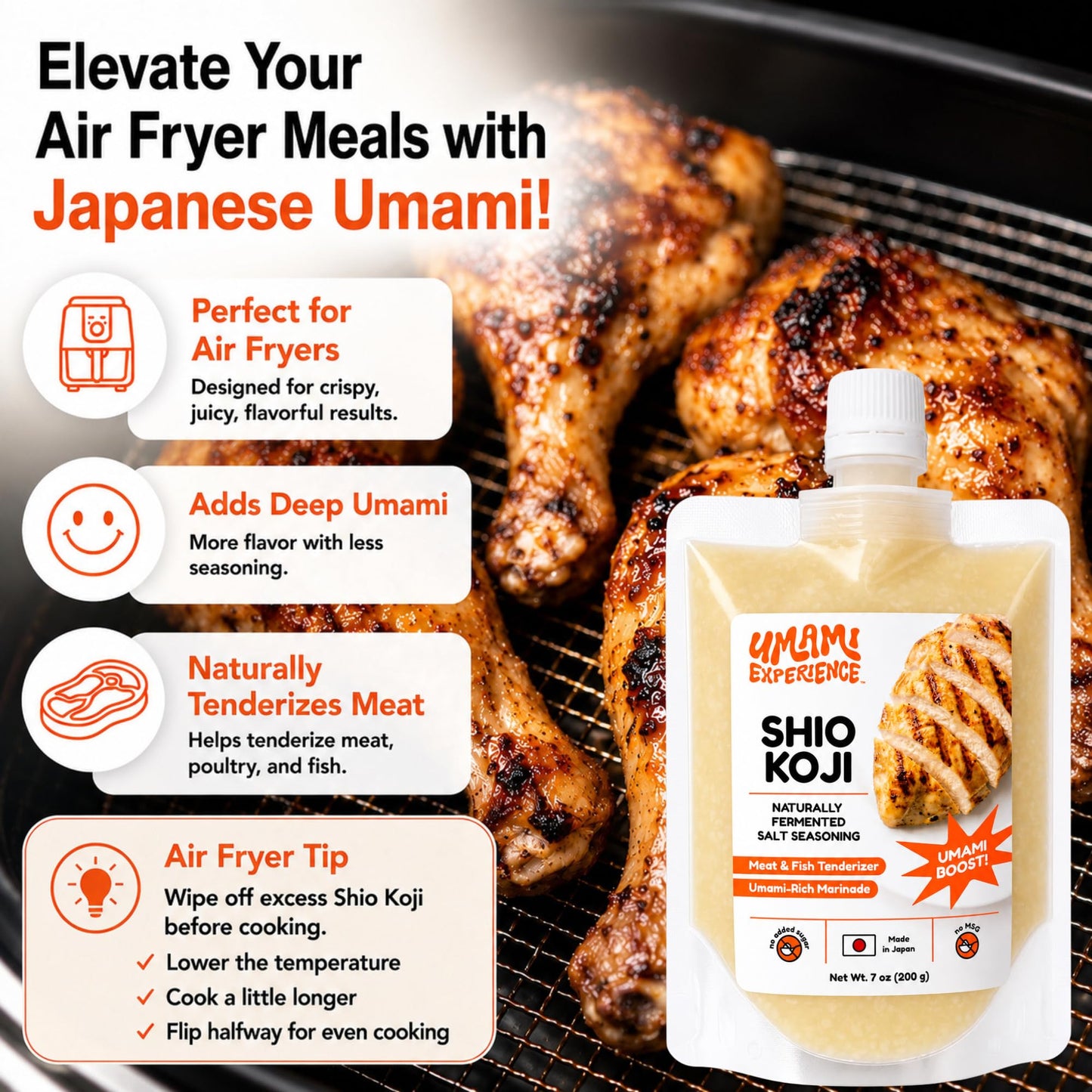 UMAMI EXPERIENCE Shio Koji - Japanese Umami Marinade & Seasoning