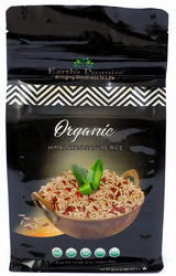 Heritage Gardens Organic Himalayan Nature Rice 32 oz (2 lb) - Rare Heirloom Grain, Single Origin, Non-GMO, Gluten Free, Low-Arsenic - Artisan Mountain Rice