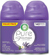 Air Wick Freshmatic 2 Refills Automatic Spray, Lavender & Chamomile, Air Freshener, 5.89 Ounce (Pack of 2)
