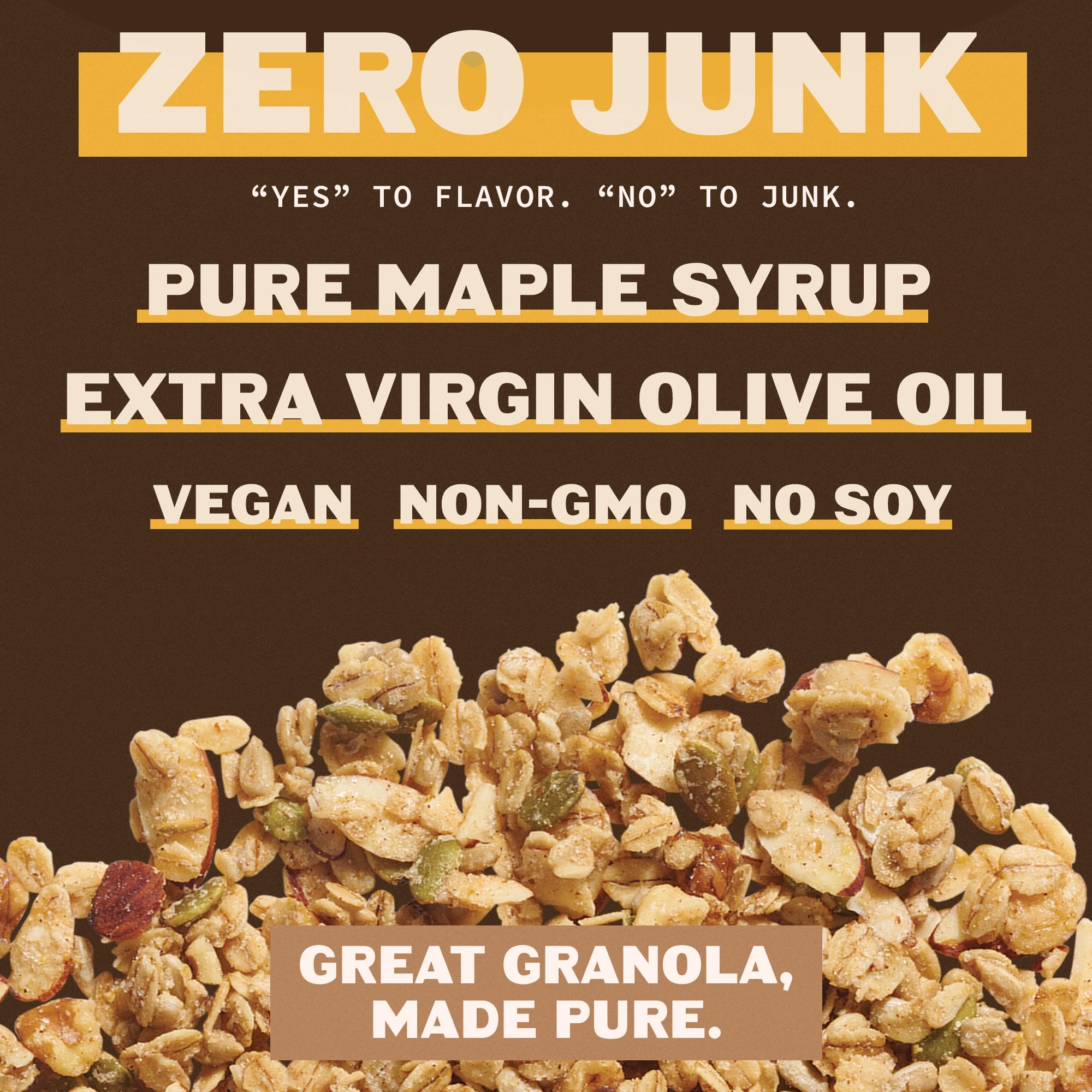 Hudson Henry Chocolate Pecan Granola | Gluten Free Granola with Nuts & Seeds | Vegan, Non-GMO & Small Batch Baked with Pure Maple Syrup & Extra Virgin