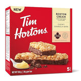 Tim Hortons Boston Cream Granola Bars, Peanut Free, 5 Count, 150g/5.25 oz. Box