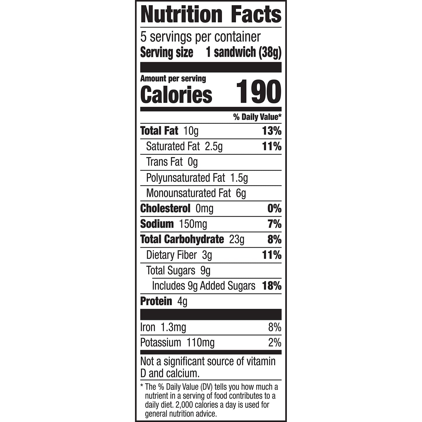 Nature Valley Biscuit Sandwiches, Cocoa Almond Butter, 5 ct, 6.75 OZ