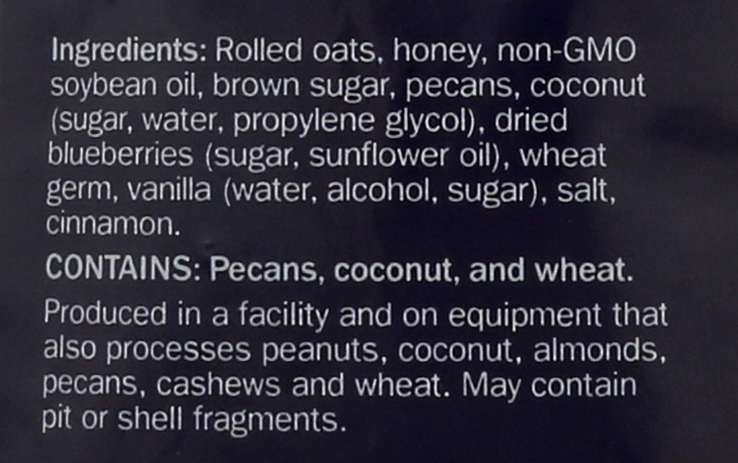 Milk & Honey Granola, Granola Blueberry Pecan Mix, 16 Ounce