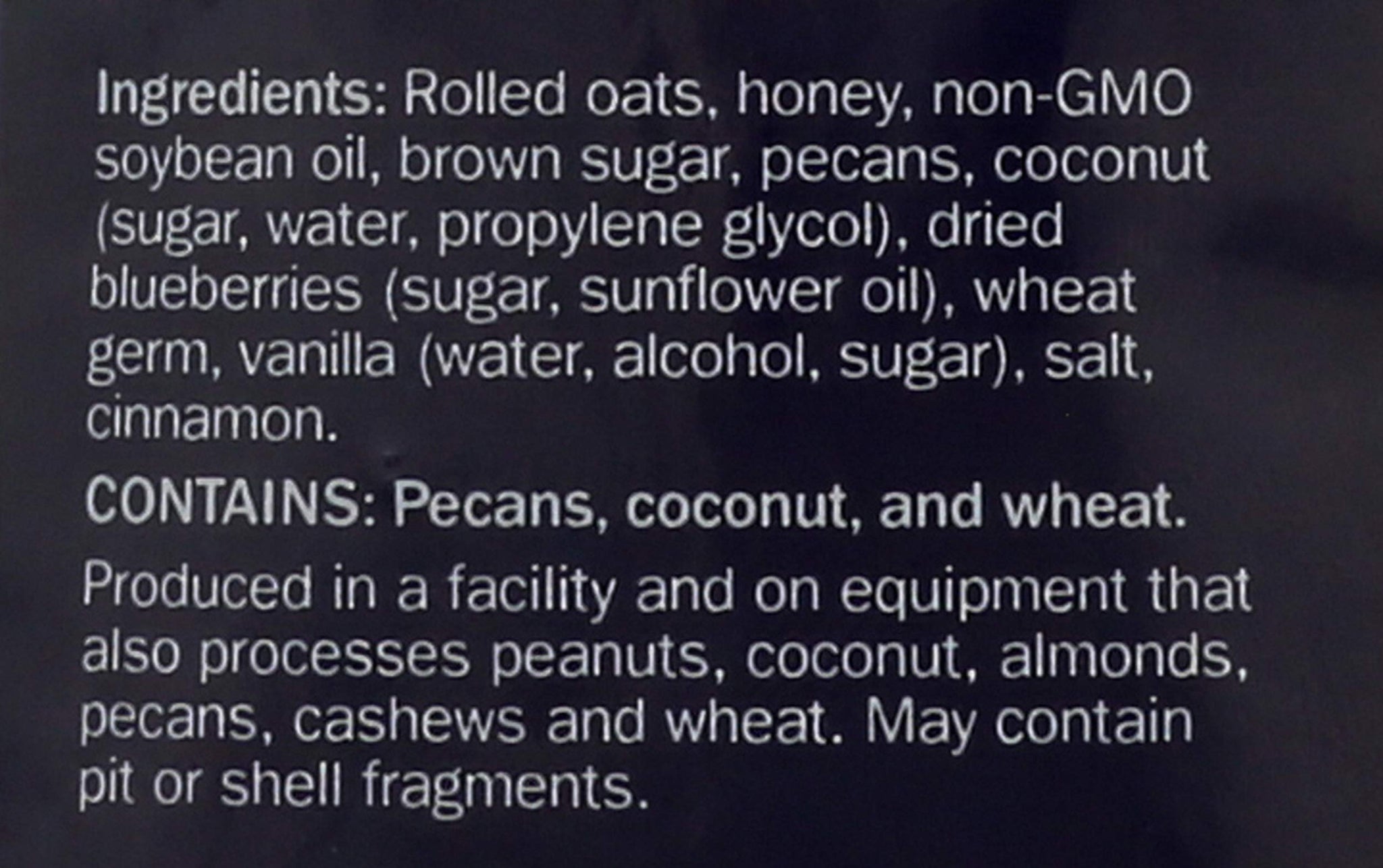 Milk & Honey Granola, Granola Blueberry Pecan Mix, 16 Ounce
