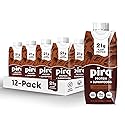 Pirq, 21g Dairy Free Protein Shake, 25 Superfoods, 0g Sugar, Plant-Based Protein Drink, Gluten-Free, Vegan, Kosher, Keto, Low Carb, Low Calorie (12