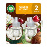 Air Wick Plug in Scented Oil Refill, 2ct, Paradise Retreat, Air Freshener, Essential Oils