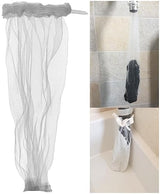 24 Pack Washing Machine Hose Lint Traps Washer Lint Catcher Dog Pet Hair Remover Laundry Lint Mesh Filters with Cable Ties