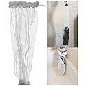 24 Pack Washing Machine Hose Lint Traps Washer Lint Catcher Dog Pet Hair Remover Laundry Lint Mesh Filters with Cable Ties