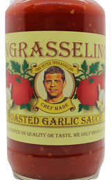 INGRASSELINO Roasted Garlic & Marinara Sauce combo, CHEF MADE, We Do Not Sacrifice On Quality Or Taste, We Only Produce The Best! (24 oz)