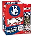 BIGS Sunflower Seeds, Salted & Roasted Original Flavor, 2.75 oz. (Pack of 12)