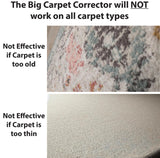 The Big Carpet Corrector- Carpet Rake to Rejuvenate Your Matted Carpet. Perfect for Hallways, Stairs, Steps, and Other High Traffic Areas.