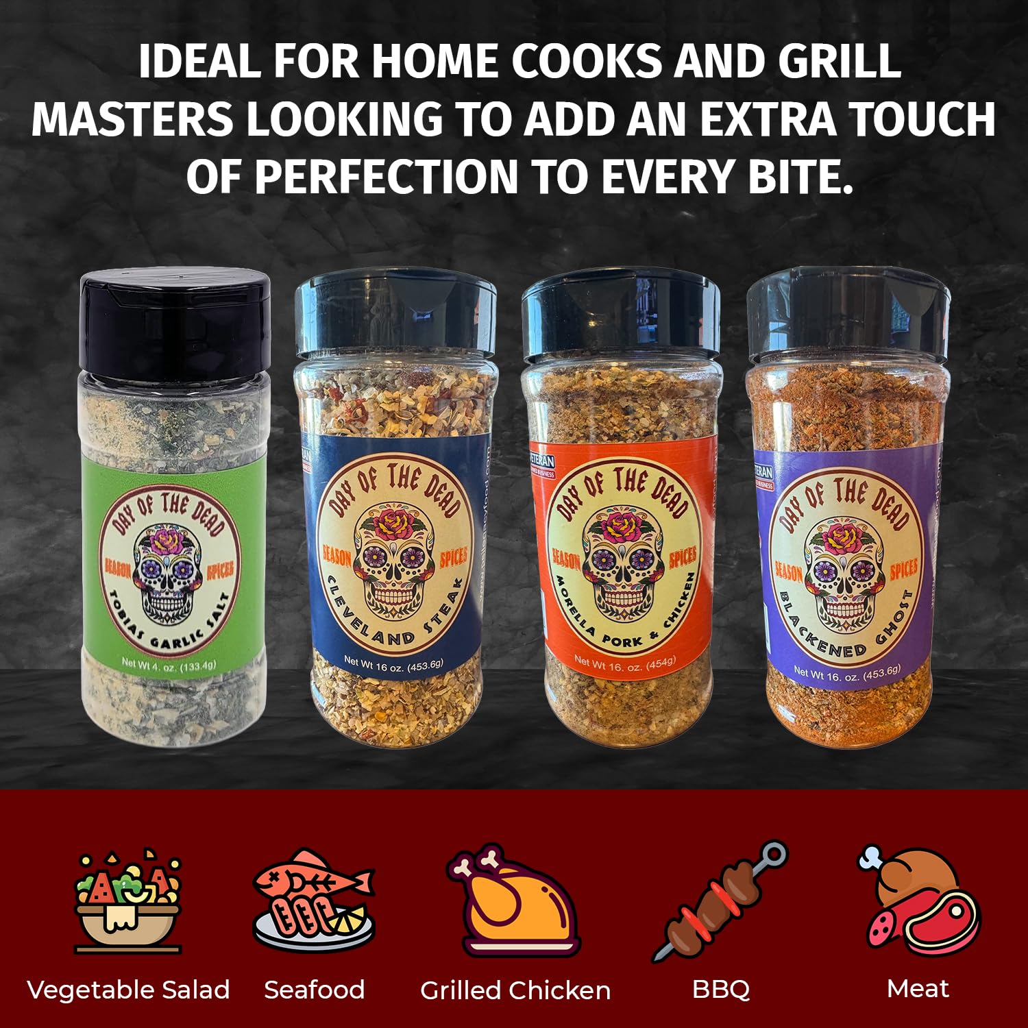 PSI Legacy Food Big Spice Pack Gourmet Blend, Bold Flavor Seasonings for Cooking and Grilling, Gluten-Free, Low Sodium and All-Natural No Additives or