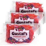 Gustaf's Strawberry Laces, 2 lbs(Pack of 3)