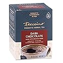 Teeccino Dark Chocolate - Prebiotic SuperBoost™ Herbal Tea - Support Your Probiotics with Prebiotics For Good Gut Health and Regularity, Digestive