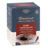 Teeccino Dark Chocolate - Prebiotic SuperBoost™ Herbal Tea - Support Your Probiotics with Prebiotics For Good Gut Health and Regularity, Digestive