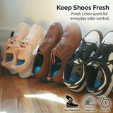 Air Jungles Shoe Deodorizer Balls [Upgraded Formula], 6 Ct Fresh Linen Scent Odor Eliminator for Sneaker, Gym Bag, Locker and Drawer, Natural
