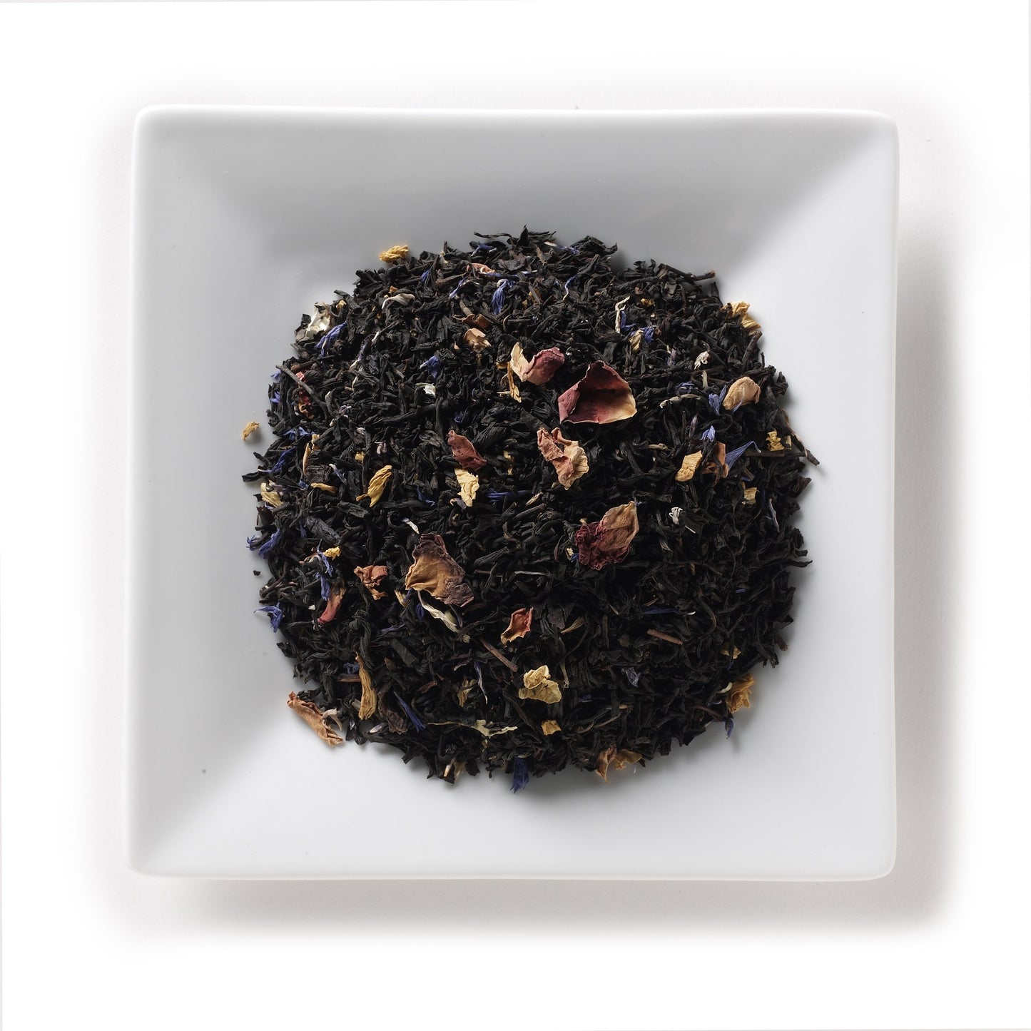 Mahamosa Mango Tropical Passion Tea 2 oz - Loose Leaf Flavored Black Tea Blend (with black tea, flavoring, rose blossoms, sunflower blossoms