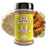 Big Poppa’s Jallelujah Lime Seasoning Salt - Bold Lime & Jalapeño Citrus Spice Blend for Tacos, Chicken, Shrimp & Cocktails - Flavor-Packed Seasoning