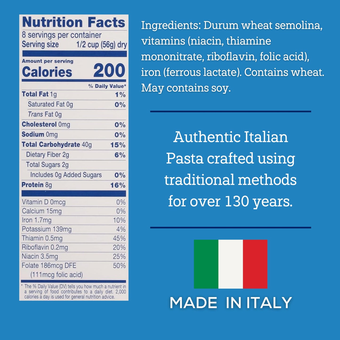 Orecchiette Pasta #91 16 Ounces (Case of 20)