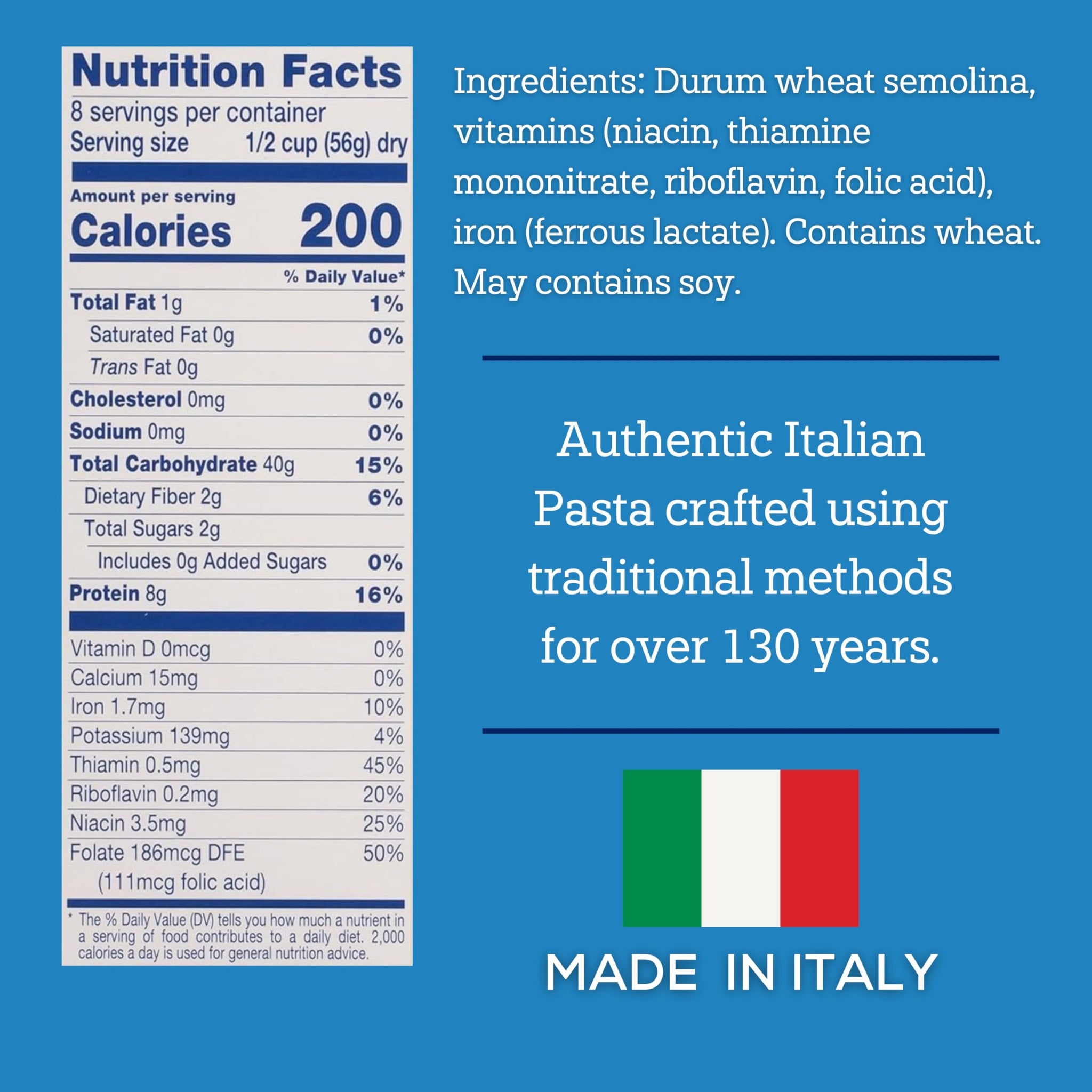 Orecchiette Pasta #91 16 Ounces (Case of 20)