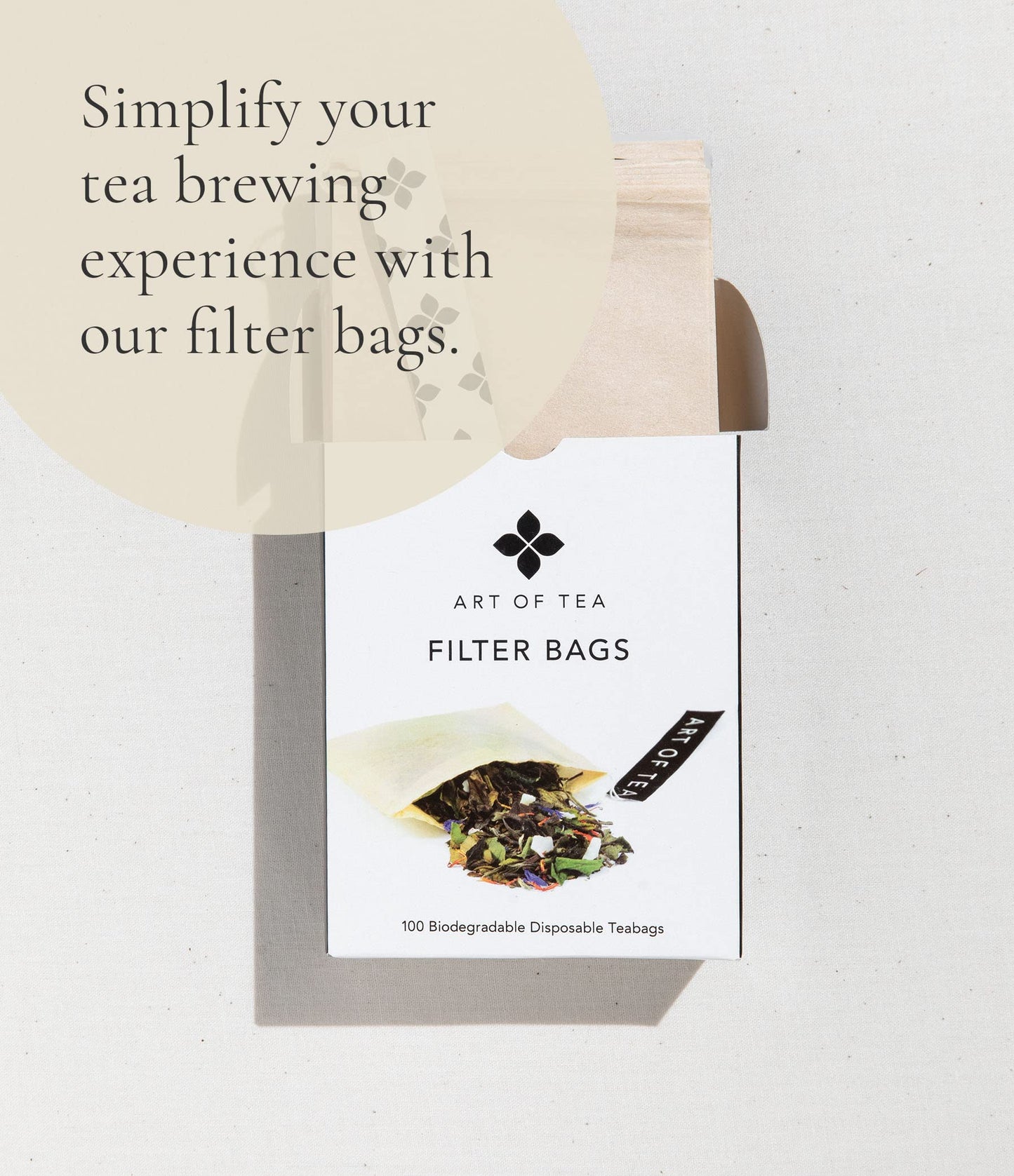 Art of Tea Dark Chocolate Peppermint 12 Count Tea Bags, Organic Pu-Erh Dessert Tea with Cocoa Nibs & Peppermint, Premium Pyramid Sachets for After