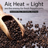 THE ORGANIC PANTRY Black Peppercorns - 1 pound- USDA Organic Whole Tellicherry Peppercorns - Steam Sterilized, All Natural, Perfect for Grinder Refill