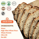 Dr. B's Frankie New York Style Sourdough Bread | 3g Net Carbs & 6g Protein | Low Calorie, Vegan, Sugar-Free, Nut-Free | 4 Ingredient Fresh Low Carb