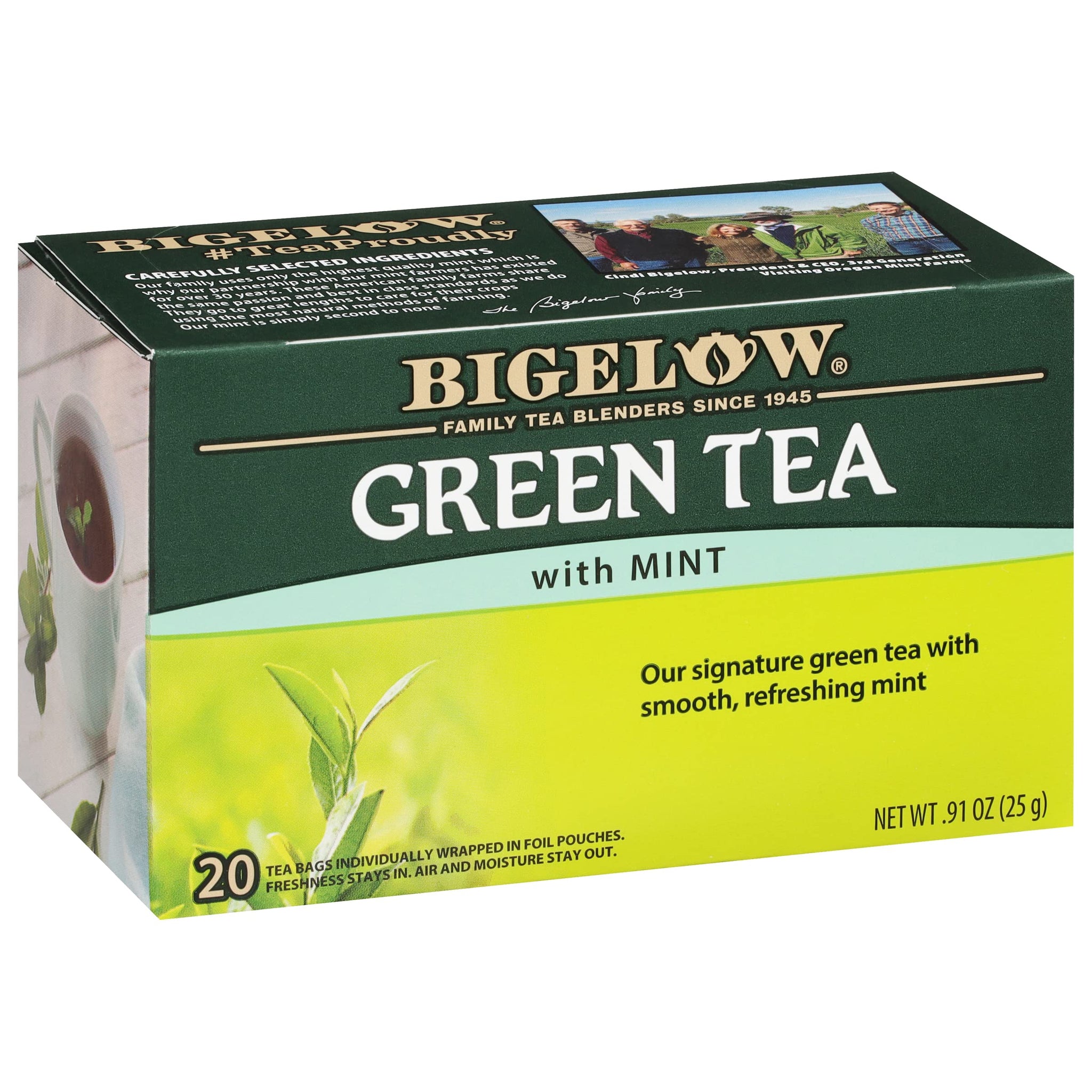 Bigelow Tea Green Tea with Mint, 20 ct