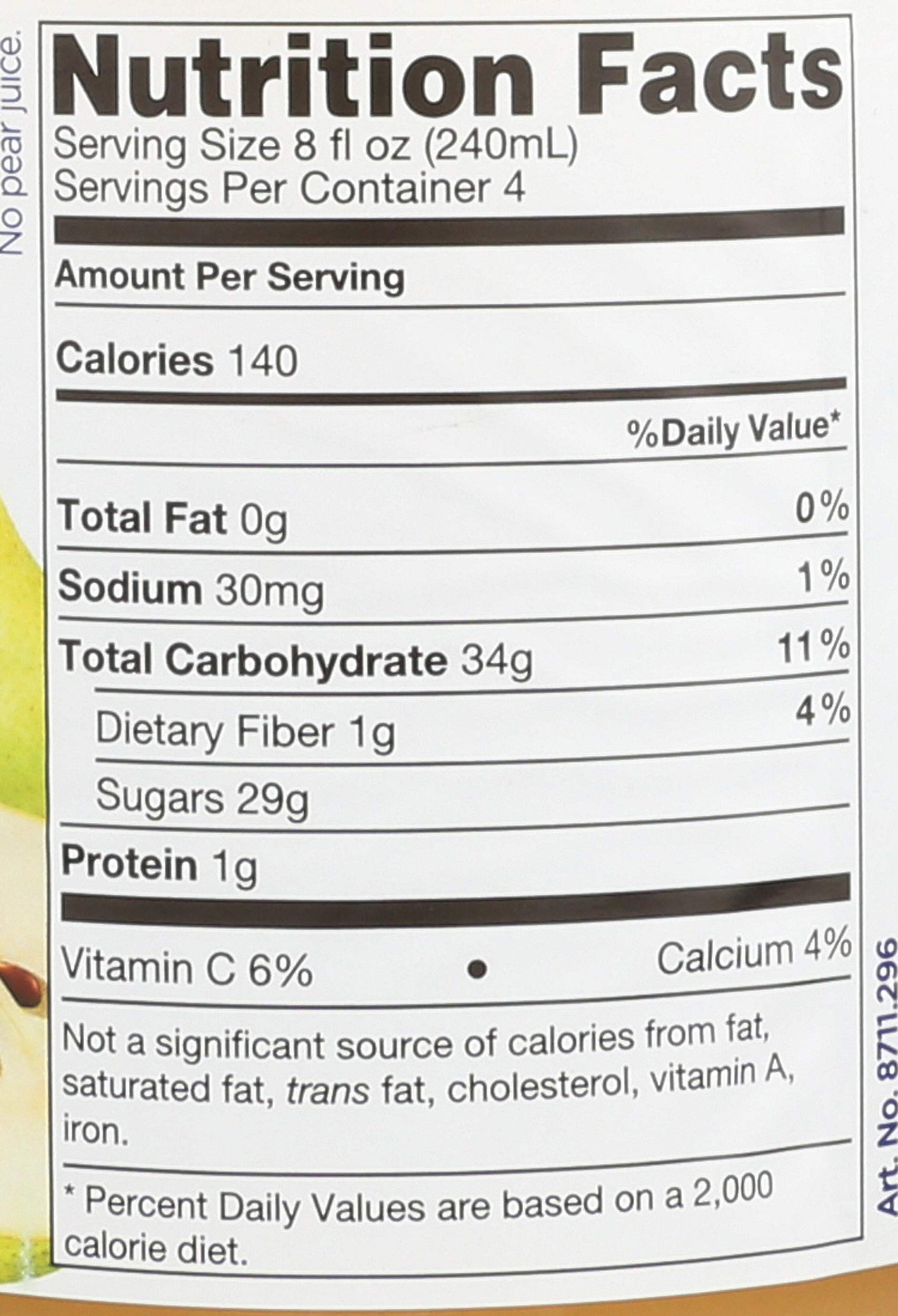 Hero, Juice Nectar Pear, 33.8 Ounce