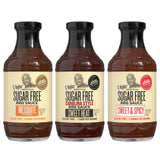 G Hughes Sugar Free Mesquite, Sweet Heat, Sweet and Spicy - 18 Oz (3-Pack)