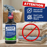 Heavy Duty Odor Eliminator Spray - 32 fl oz - Professional Strength Deodorizer for Pet, Food & Fire Odors - Non-Toxic, Fast-Acting & Residue-Free