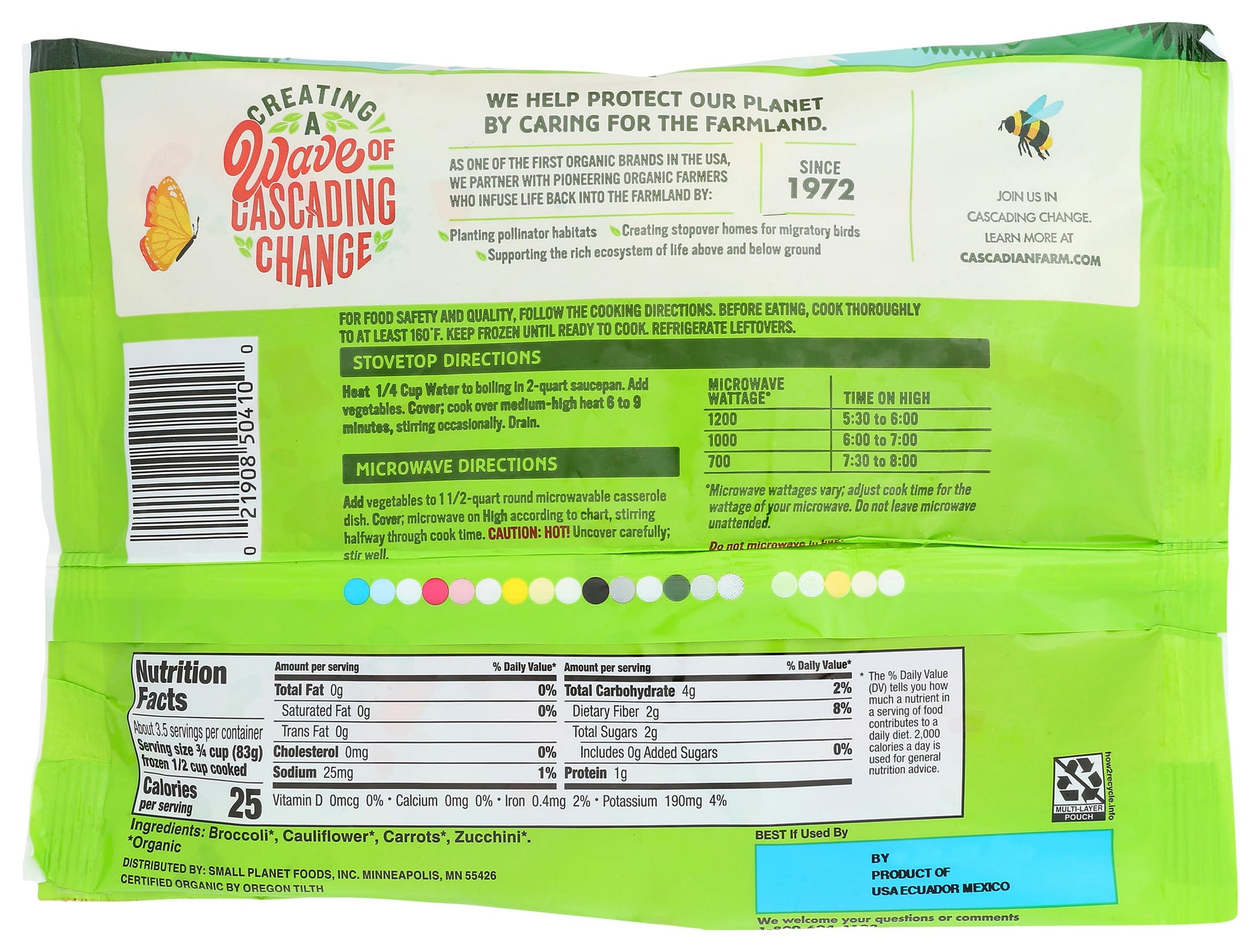 Cascadian Farm, California Blend, Organic, 10 oz (Frozen)