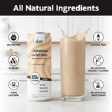 Slate Milk - High Protein Iced Coffee - Cinnamon Swirl Latte - 175mg Caffeine, Lactose Free Energy - 20g Protein, 1g Sugar, 100 Calories, 2g Net