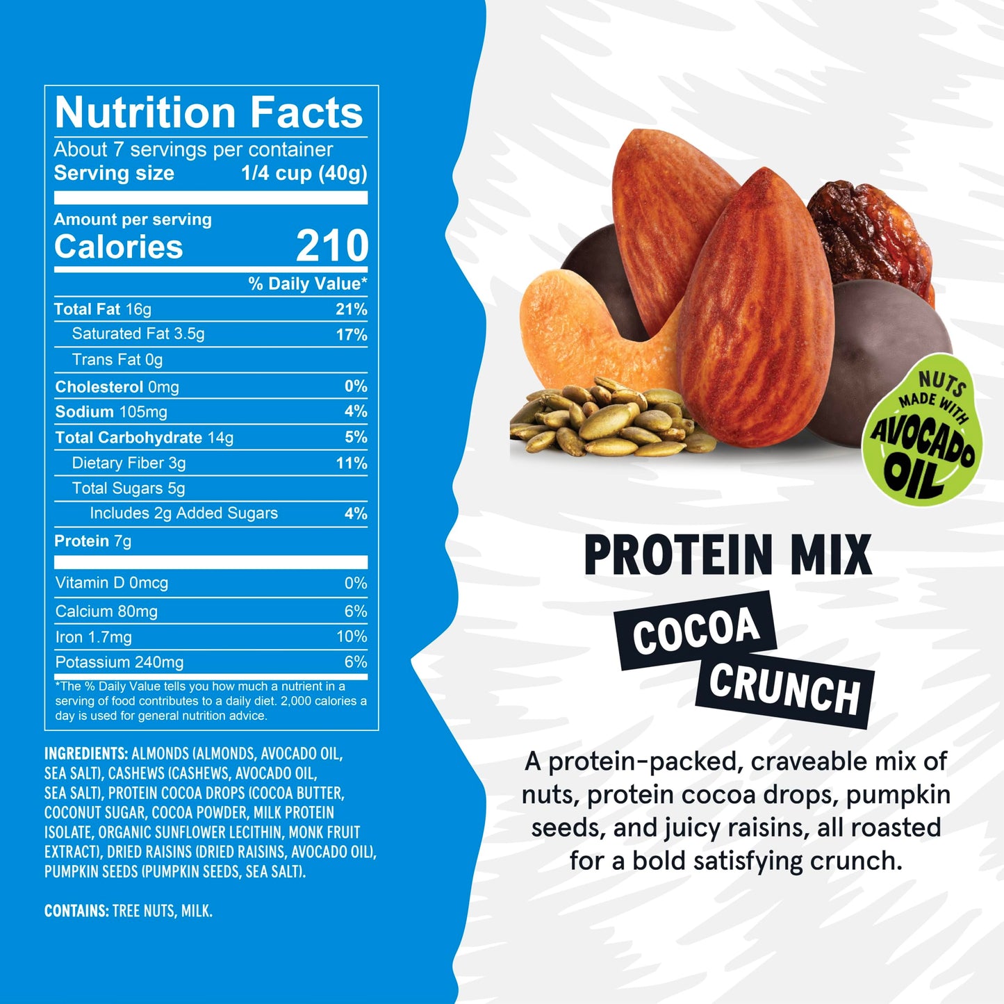 Wild Fox Trail Mix - Healthy Plant-Based Snack Made With Pure Avocado Oil And No Refined Sugar Or Seed Oils Ideal For Vegan Gluten-Free And Paleo