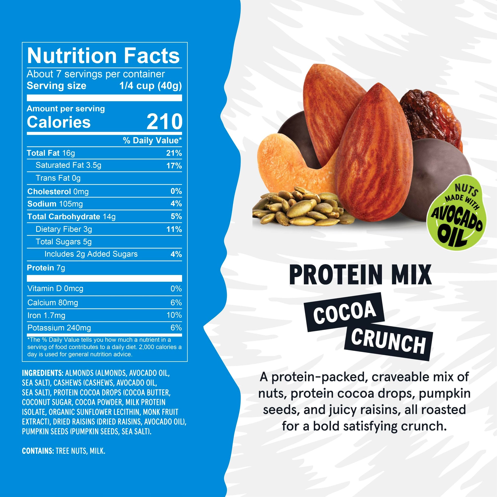 Wild Fox Trail Mix - Healthy Plant-Based Snack Made With Pure Avocado Oil And No Refined Sugar Or Seed Oils Ideal For Vegan Gluten-Free And Paleo
