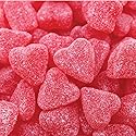 Valentine Heart Jelly Candy 8oz Soft Chewy Heart-Shaped Treats, Cherry & Cinnamon (Cherry Jelly Hearts)
