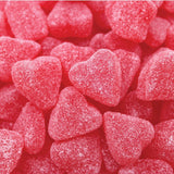 Valentine Heart Jelly Candy 8oz Soft Chewy Heart-Shaped Treats, Cherry & Cinnamon (Cherry Jelly Hearts)